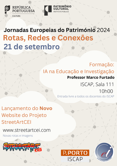 Atividades do CEI nas Jornadas Europeias do Património 2024 “Rotas, Redes e Conexões” 