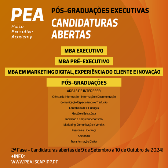 Candidaturas 2ª fase | Pós-graduações Executivas e MBAs