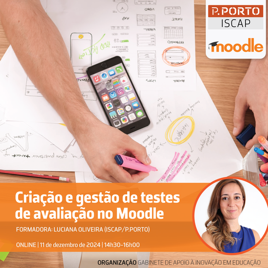 Criação e gestão de testes de avaliação no Moodle