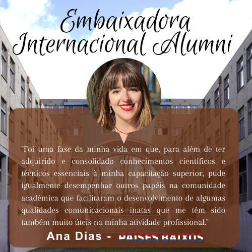 Embaixadora Internacional Alumni ISCAP – Países Baixos – Ana Dias