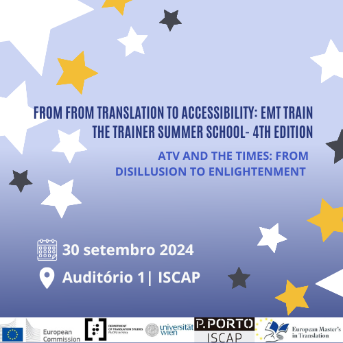 From Translation to Accessibility: EMT Train the Trainer Summer School- 4th Edition