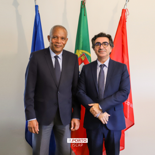 ISCAP recebe visita do Professor Albertino Graça, Reitor da Universidade do Mindelo (Cabo Verde)