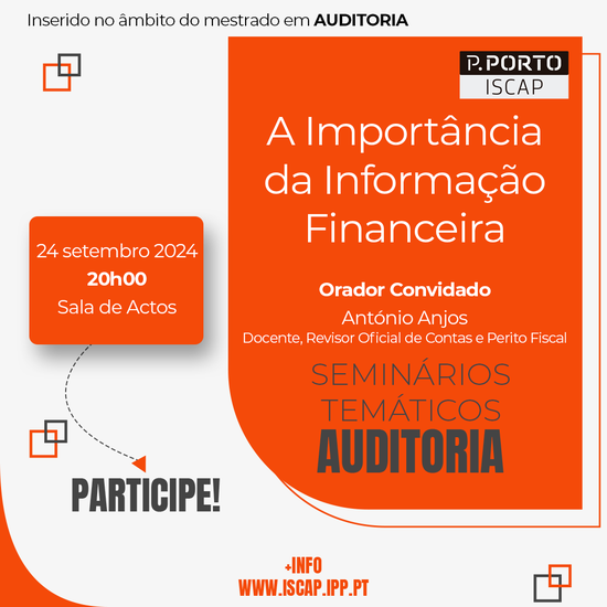 Seminário: A Importância da Informação Financeira