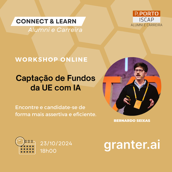 Captação de Fundos da UE com IA | Programa Connect & Learn